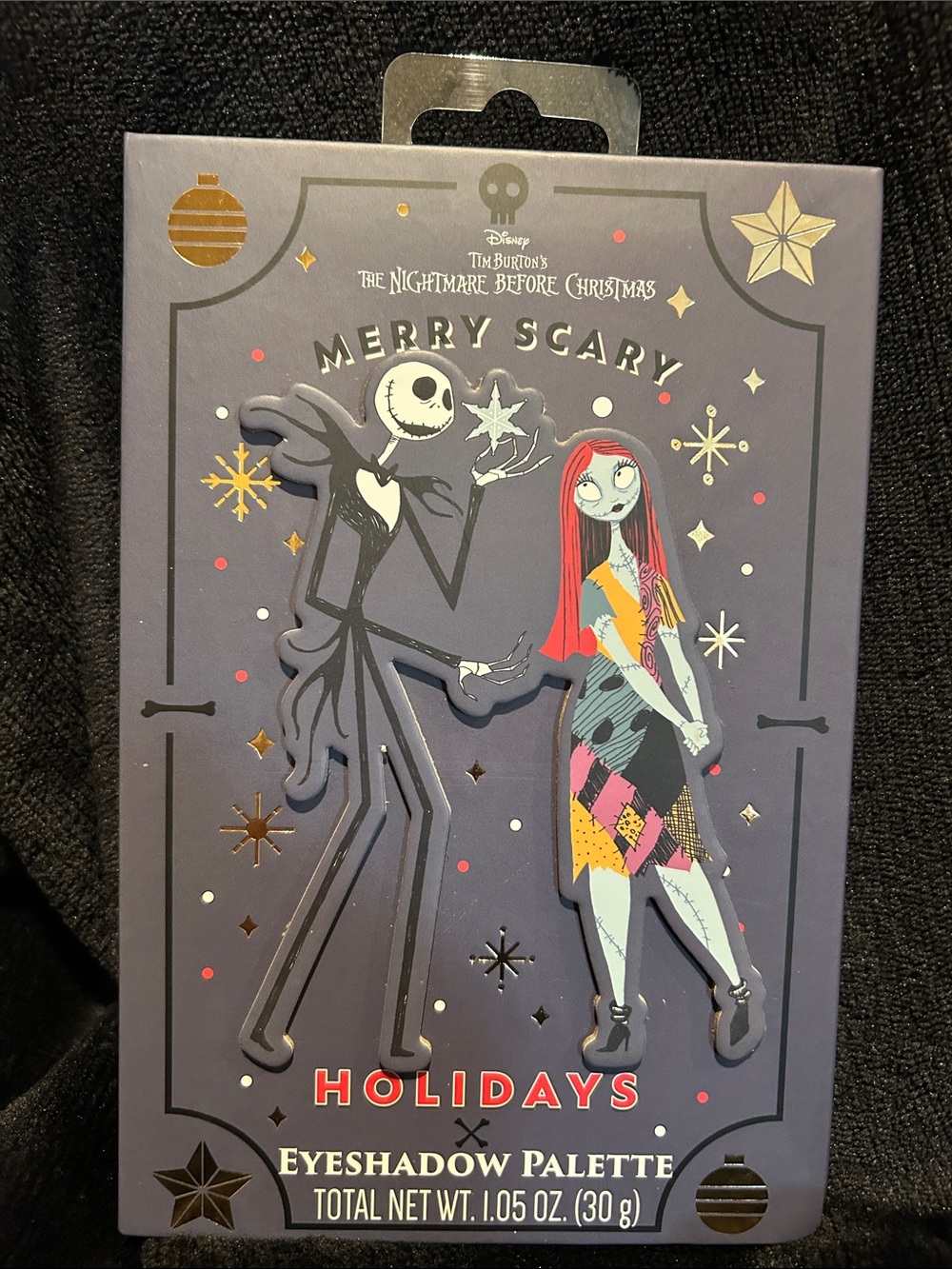 New Nightmare Before Christmas Merry Scary Eyeshadow Palette Jack Sally